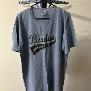 Comfort Colors Blue Purdue University Tee